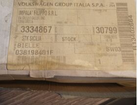 biella  originale  VW AUDI A4 SEAT oem 038198401f 038198401f