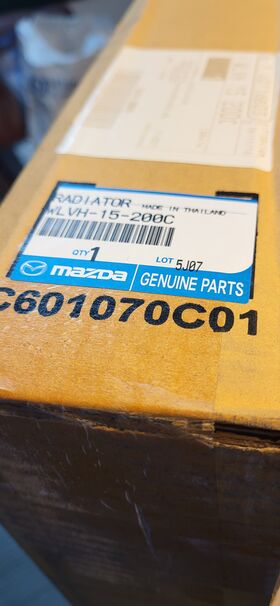 radiatore originale mazda oem wlvh-15-200c wlvh15200c